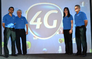 Tavel Otero y Jacqueline Fléfil presentan la red 4G de Tigo,.